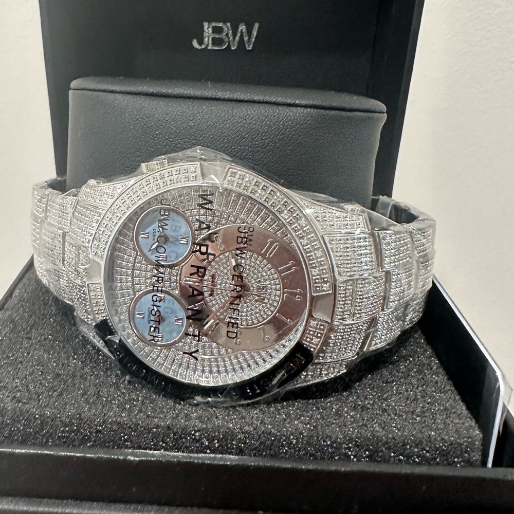 JBW JET SETTER III DIAMOND WATCH-jbw j6348b with serial number